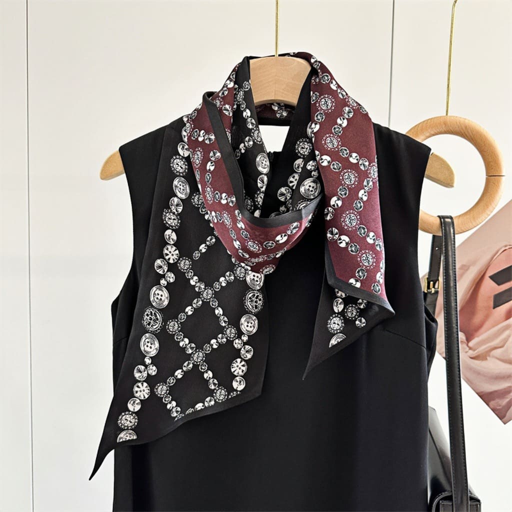 MaraSilk Pure Mulberry Silk Scarf - Ribbon Satin MS720 59" x 6" MS72001