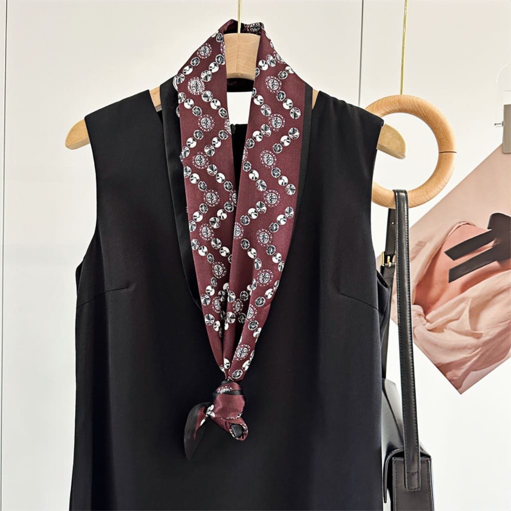 MaraSilk Pure Mulberry Silk Scarf - Ribbon Satin MS720