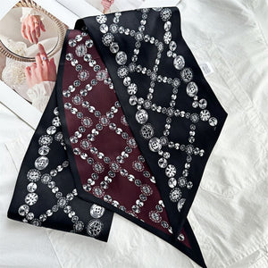 MaraSilk Pure Mulberry Silk Scarf - Ribbon Satin MS720