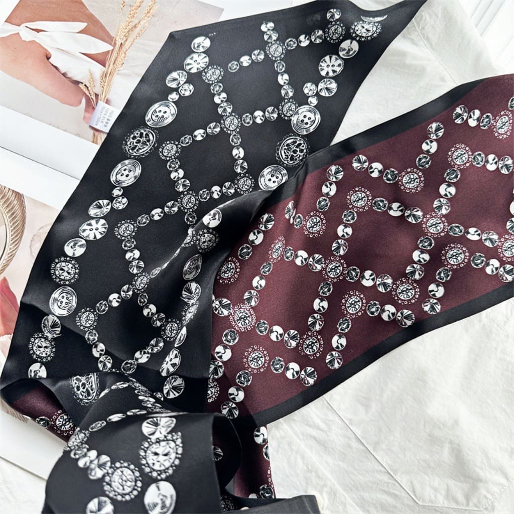 MaraSilk Pure Mulberry Silk Scarf - Ribbon Satin MS720