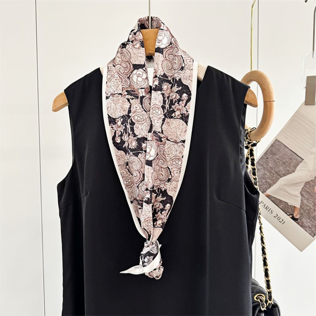 MaraSilk Pure Mulberry Silk Scarf - Ribbon Satin MS721