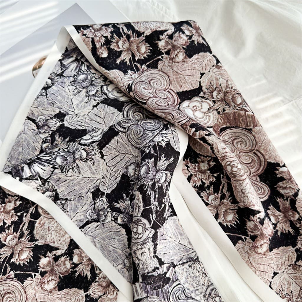 MaraSilk Pure Mulberry Silk Scarf - Ribbon Satin MS721