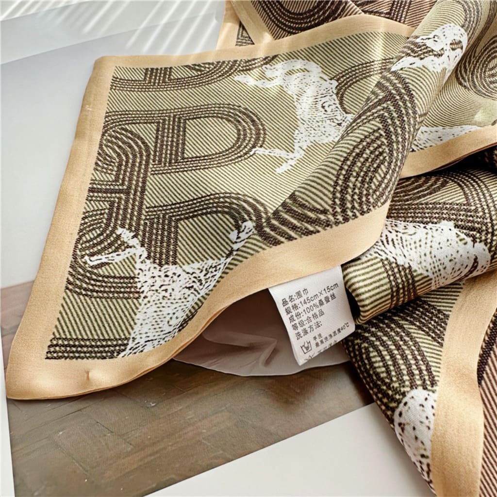 MaraSilk Pure Mulberry Silk Scarf - Ribbon Satin MS722