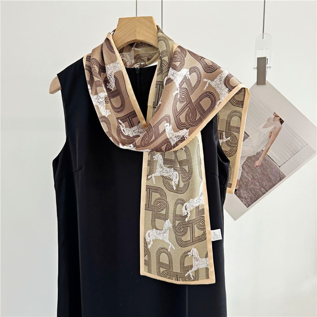 MaraSilk Pure Mulberry Silk Scarf - Ribbon Satin MS722