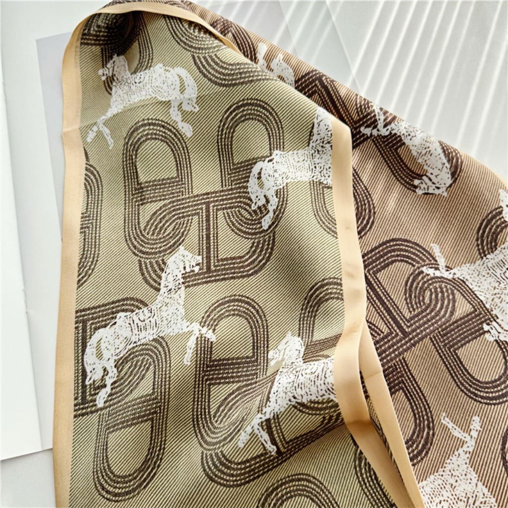 MaraSilk Pure Mulberry Silk Scarf - Ribbon Satin MS722