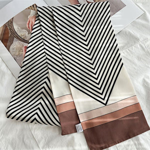 MaraSilk Pure Mulberry Silk Scarf - Ribbon Satin MS723