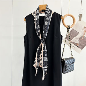 MaraSilk Pure Mulberry Silk Scarf - Ribbon Satin MS724