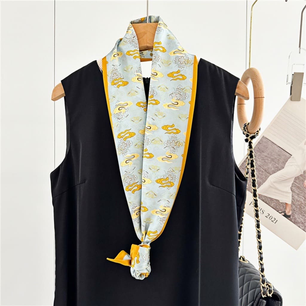 MaraSilk Pure Mulberry Silk Scarf - Ribbon Satin MS725