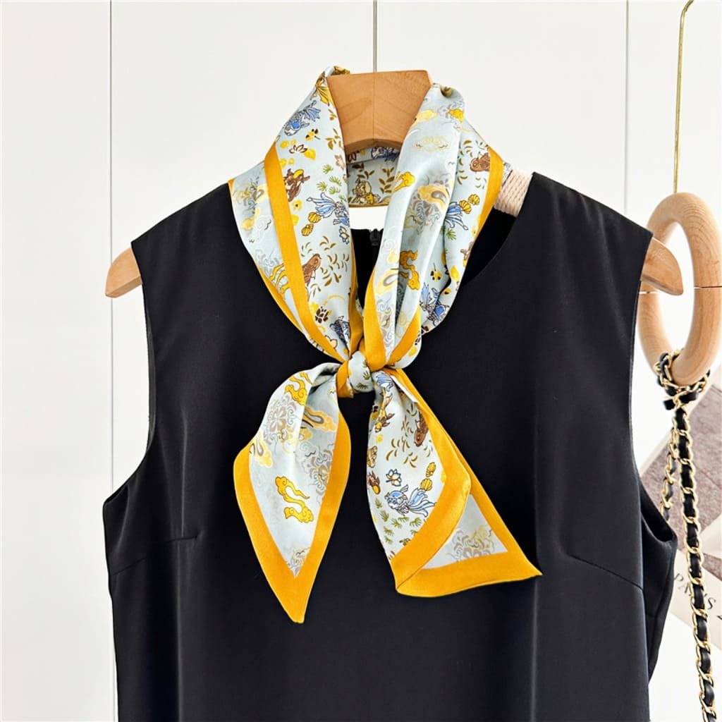 MaraSilk Pure Mulberry Silk Scarf - Ribbon Satin MS725 59" x 6" MS72501