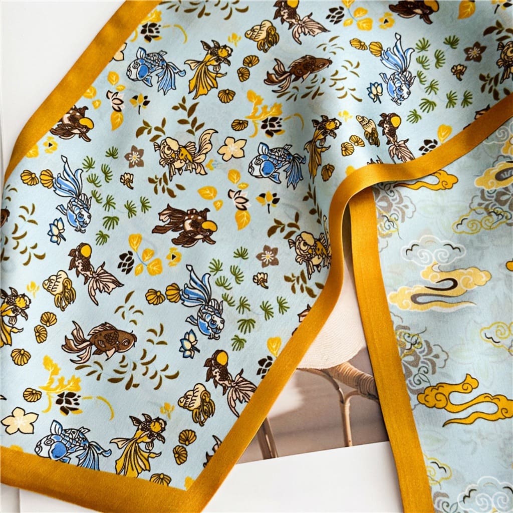 MaraSilk Pure Mulberry Silk Scarf - Ribbon Satin MS725