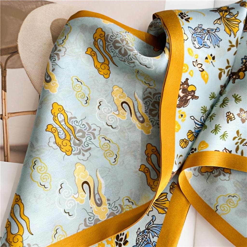 MaraSilk Pure Mulberry Silk Scarf - Ribbon Satin MS725