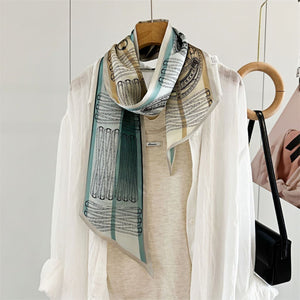 MaraSilk Pure Mulberry Silk Scarf - Ribbon Satin MS728 59" x 6" MS72801