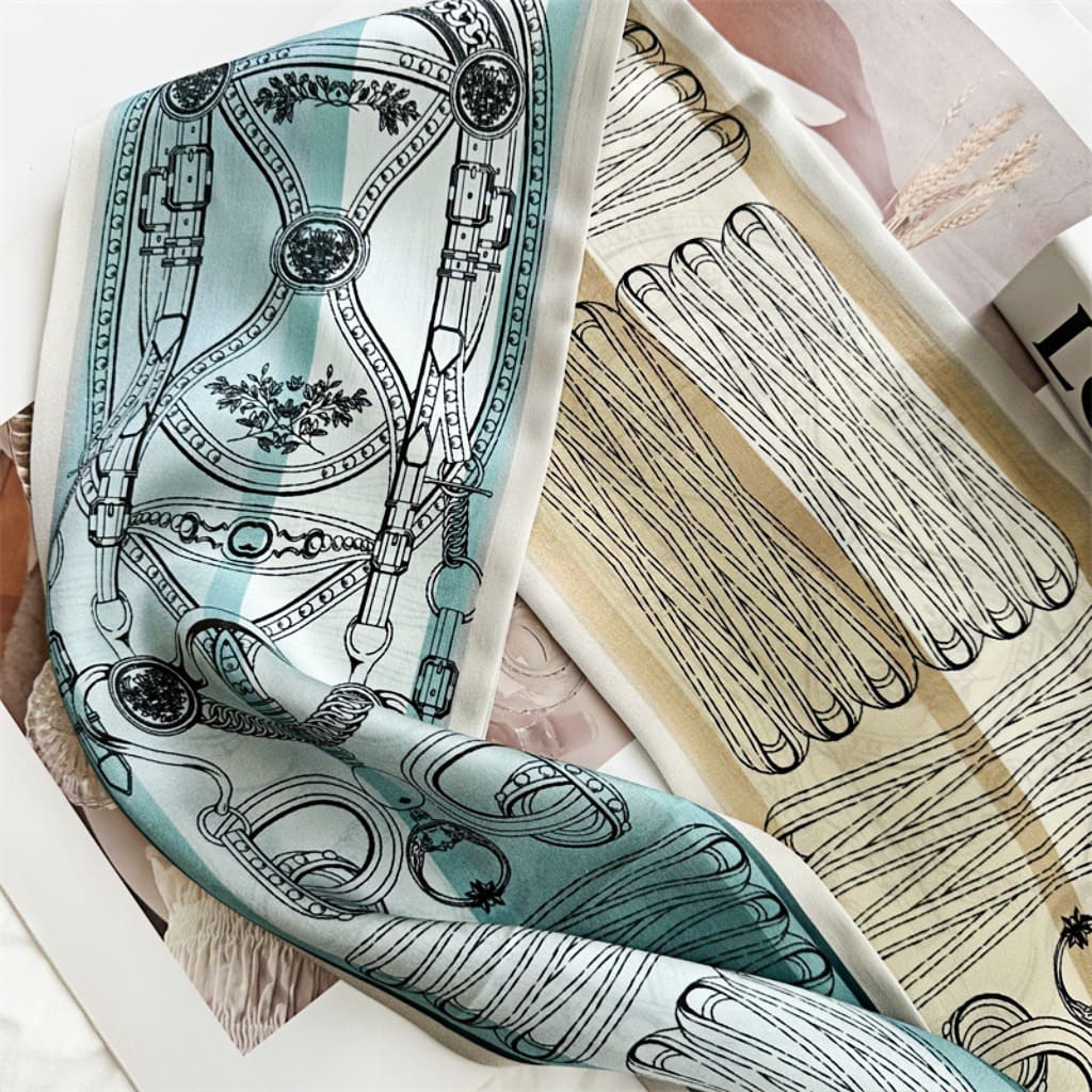 MaraSilk Pure Mulberry Silk Scarf - Ribbon Satin MS728