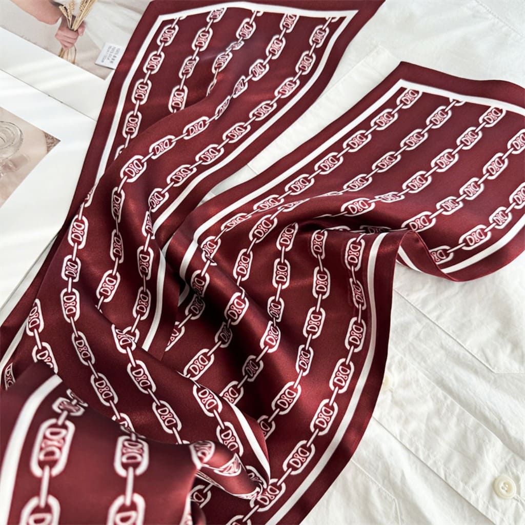 MaraSilk Pure Mulberry Silk Scarf - Ribbon Satin MS729