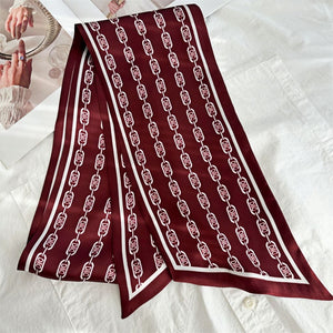 MaraSilk Pure Mulberry Silk Scarf - Ribbon Satin MS729