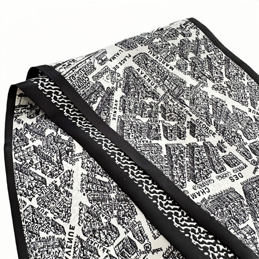 MaraSilk Pure Mulberry Silk Scarf - Ribbon Satin MS731