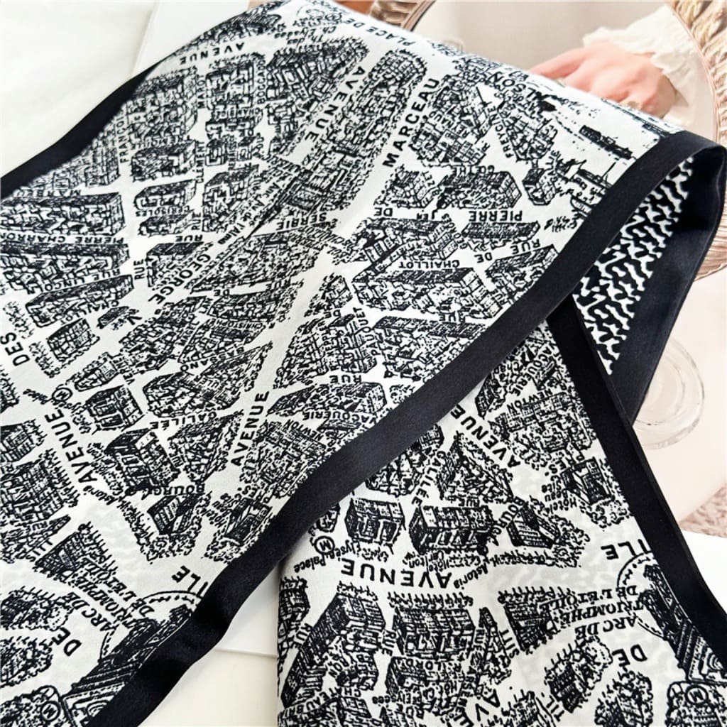 MaraSilk Pure Mulberry Silk Scarf - Ribbon Satin MS731