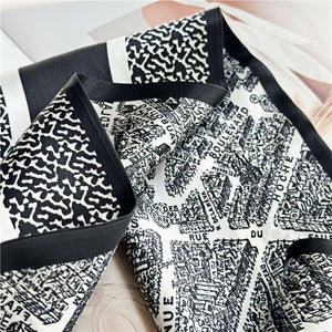 MaraSilk Pure Mulberry Silk Scarf - Ribbon Satin MS731