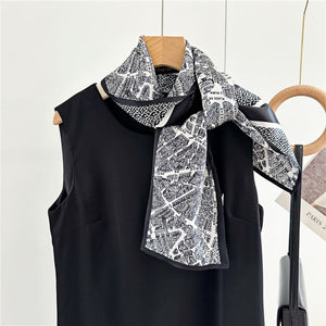 MaraSilk Pure Mulberry Silk Scarf - Ribbon Satin MS731