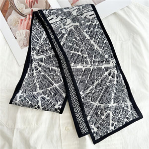 MaraSilk Pure Mulberry Silk Scarf - Ribbon Satin MS731