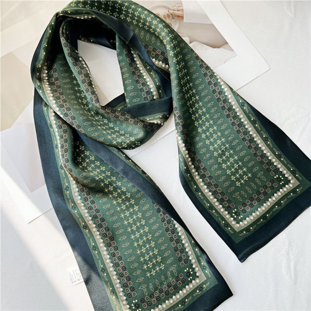 MaraSilk Pure Mulberry Silk Scarf - Ribbon Satin MS732