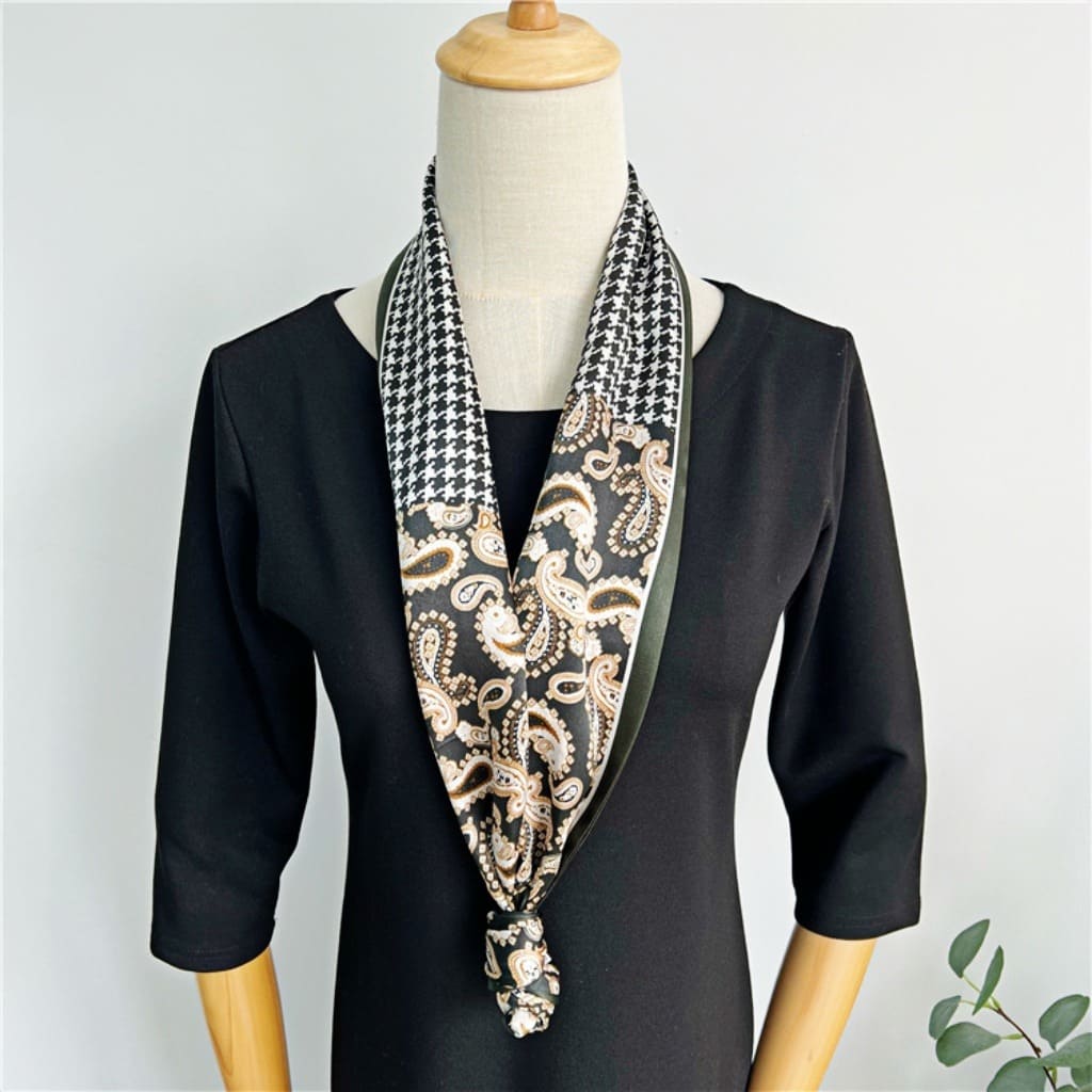 MaraSilk Pure Mulberry Silk Scarf - Ribbon Satin MS733