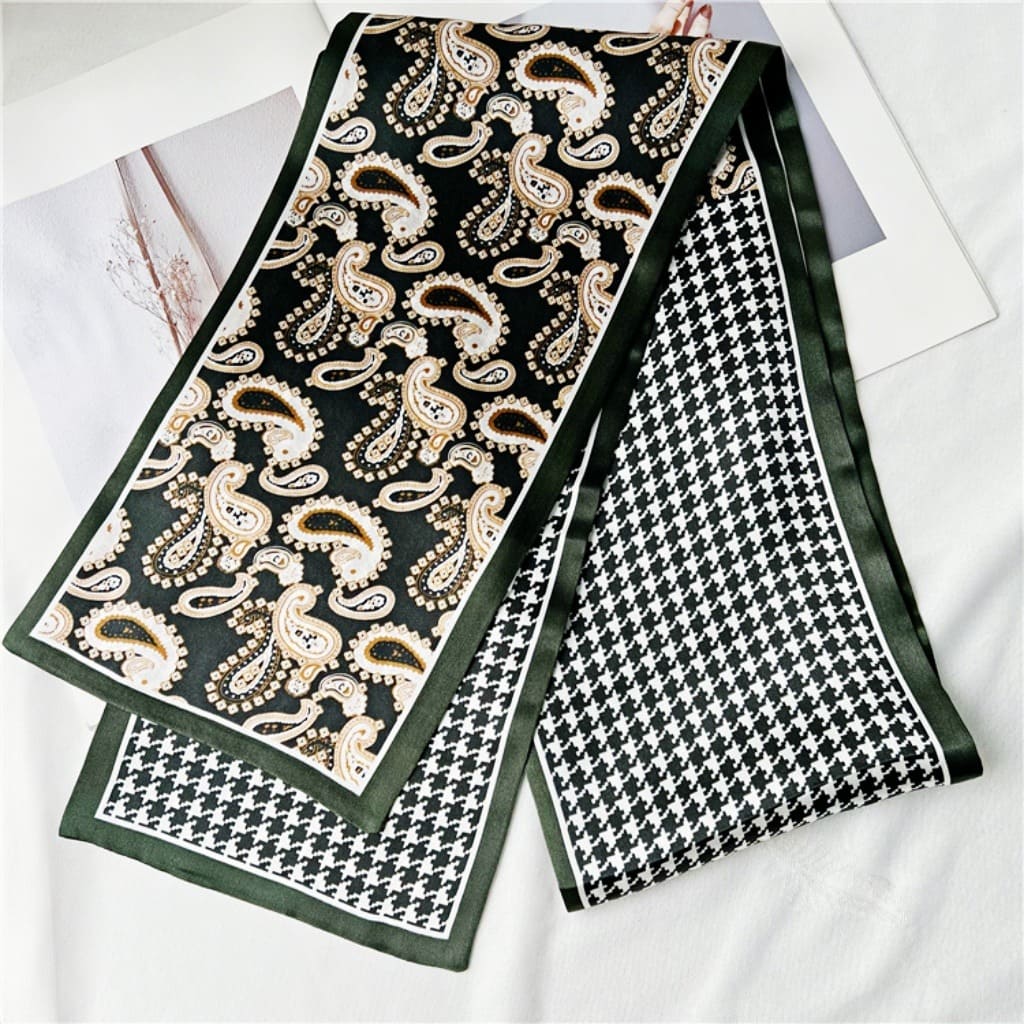 MaraSilk Pure Mulberry Silk Scarf - Ribbon Satin MS733 59" x 6" MS73302