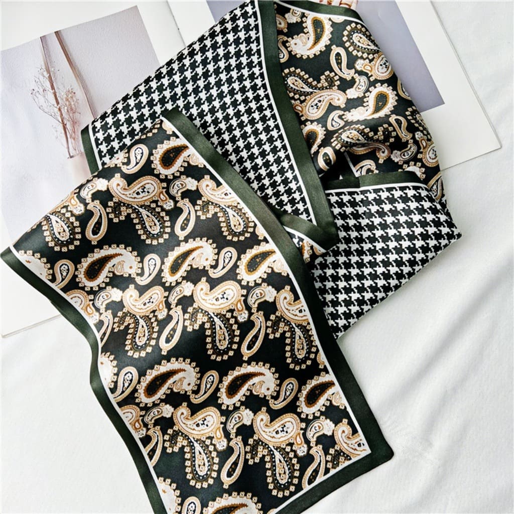 MaraSilk Pure Mulberry Silk Scarf - Ribbon Satin MS733