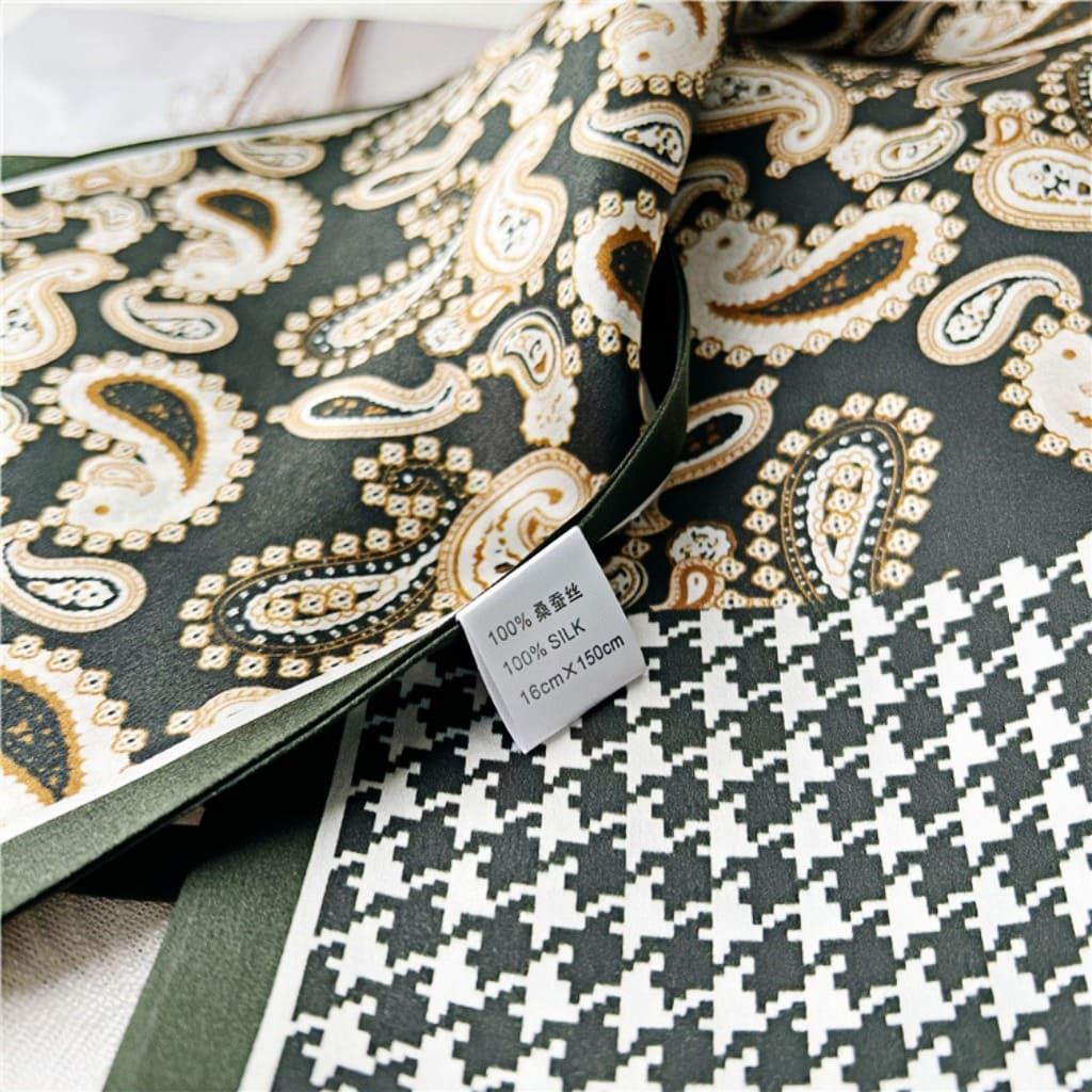 MaraSilk Pure Mulberry Silk Scarf - Ribbon Satin MS733