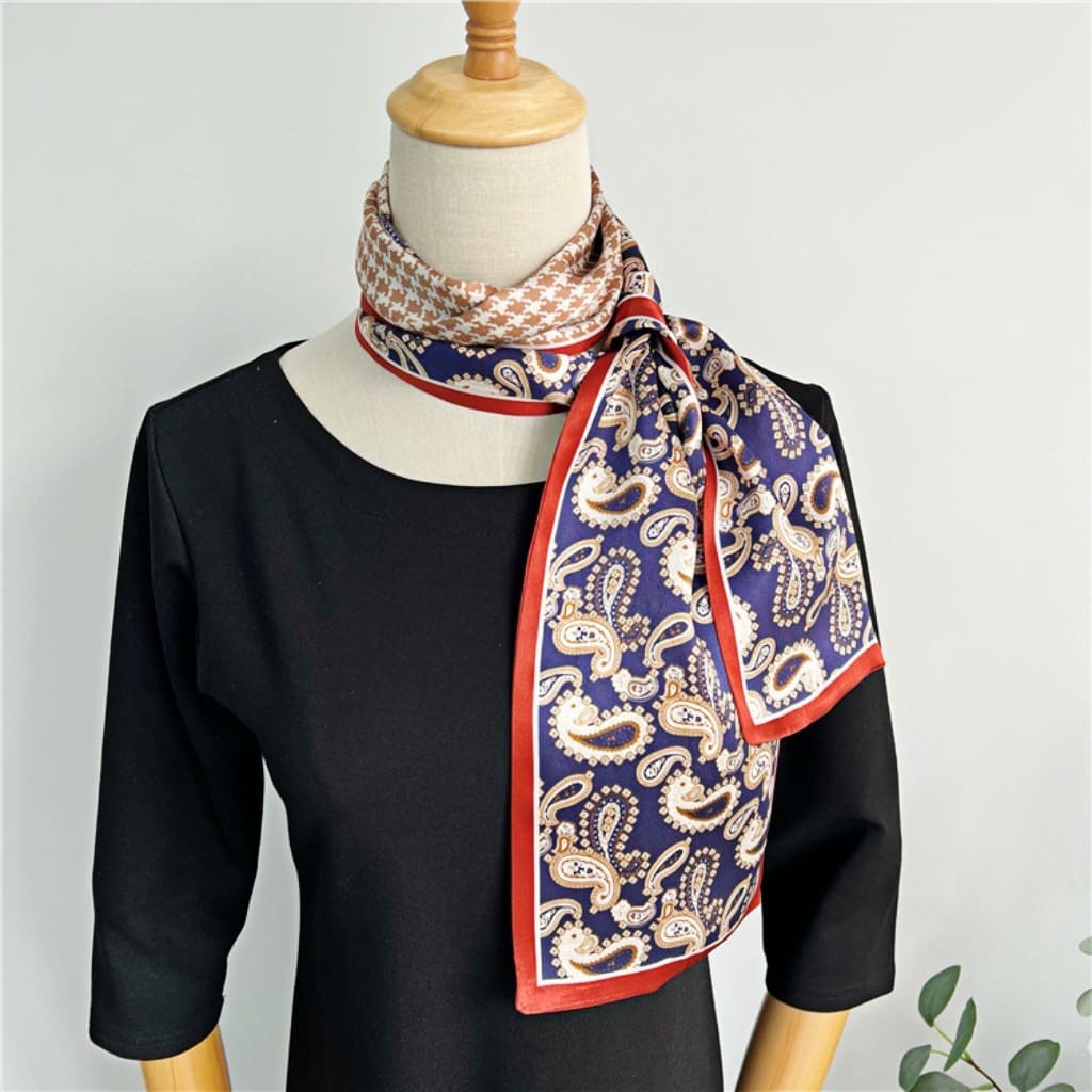 MaraSilk Pure Mulberry Silk Scarf - Ribbon Satin MS733