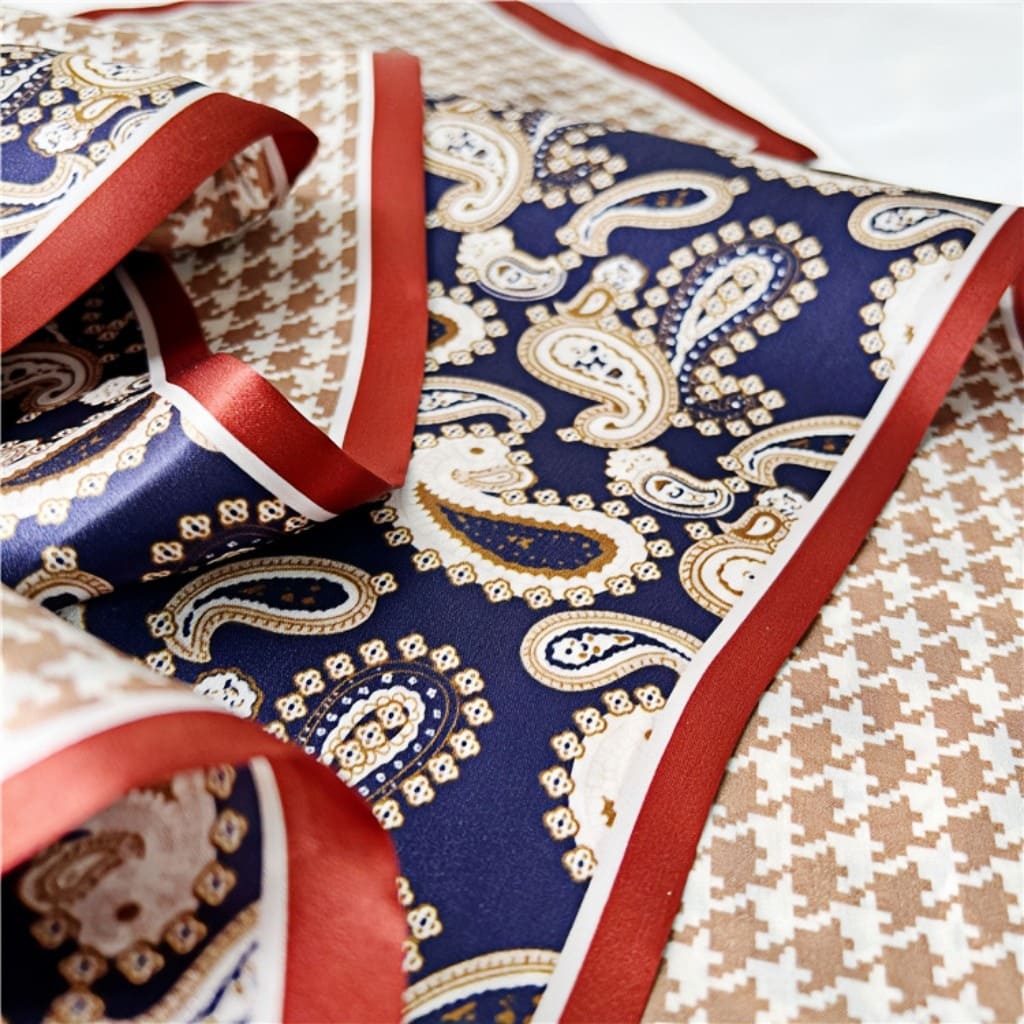 MaraSilk Pure Mulberry Silk Scarf - Ribbon Satin MS733