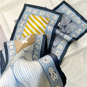 MaraSilk Pure Mulberry Silk Scarf - Ribbon Satin MS734