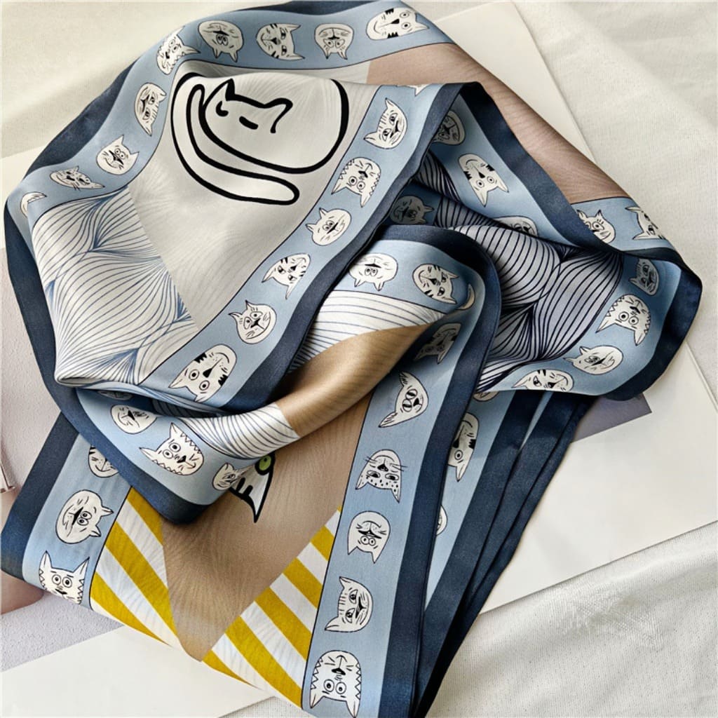 MaraSilk Pure Mulberry Silk Scarf - Ribbon Satin MS734