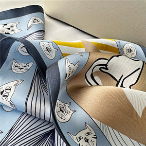 MaraSilk Pure Mulberry Silk Scarf - Ribbon Satin MS734