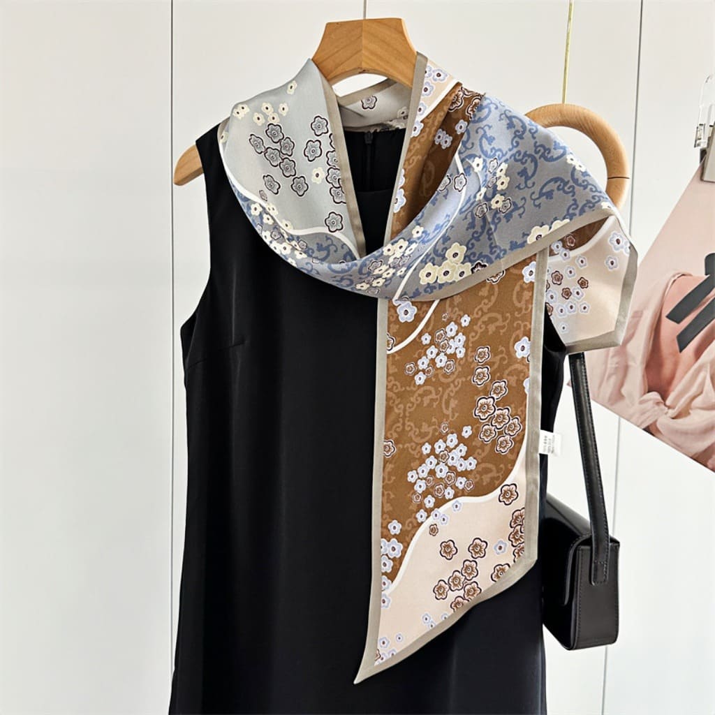 MaraSilk Pure Mulberry Silk Scarf - Ribbon Satin MS735