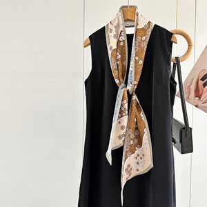 MaraSilk Pure Mulberry Silk Scarf - Ribbon Satin MS735