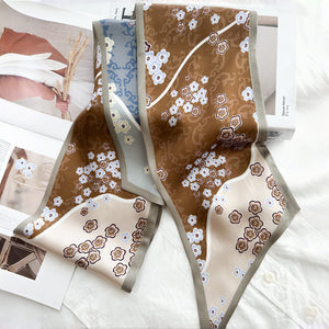 MaraSilk Pure Mulberry Silk Scarf - Ribbon Satin MS735