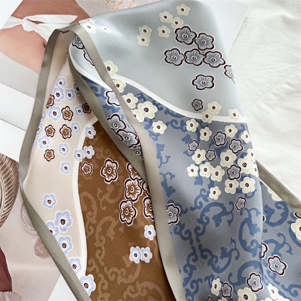 MaraSilk Pure Mulberry Silk Scarf - Ribbon Satin MS735