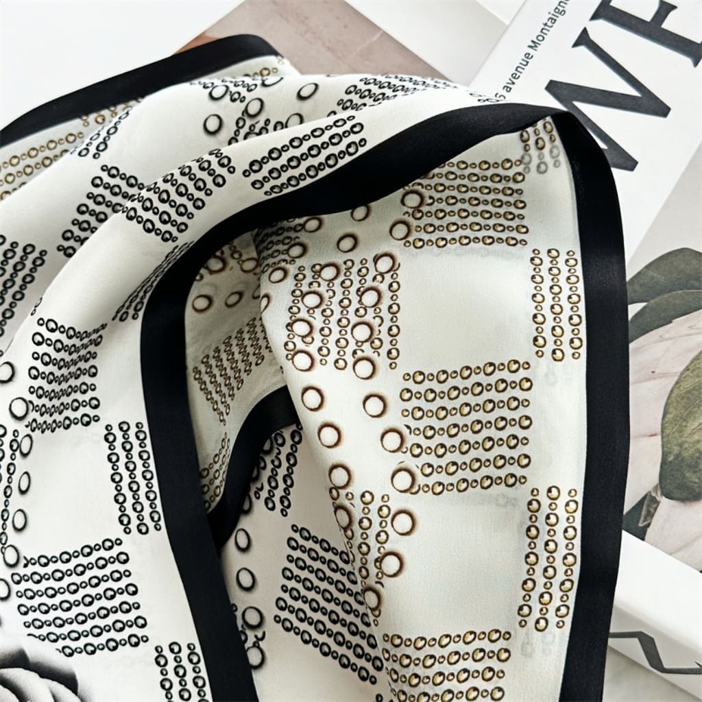 MaraSilk Pure Mulberry Silk Scarf - Ribbon Satin MS736