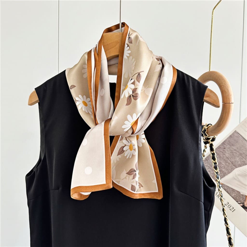 MaraSilk Pure Mulberry Silk Scarf - Ribbon Satin MS737