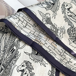 MaraSilk Pure Mulberry Silk Scarf - Ribbon Satin MS738