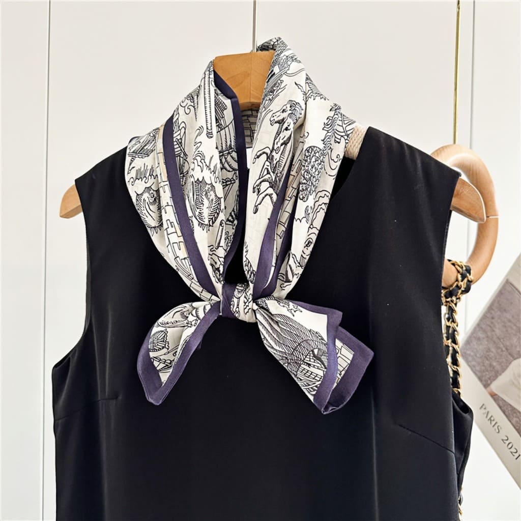 MaraSilk Pure Mulberry Silk Scarf - Ribbon Satin MS738