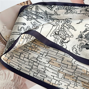 MaraSilk Pure Mulberry Silk Scarf - Ribbon Satin MS738