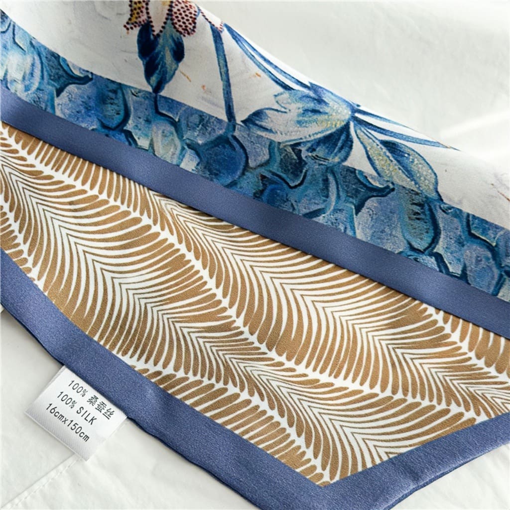 MaraSilk Pure Mulberry Silk Scarf - Ribbon Satin MS739