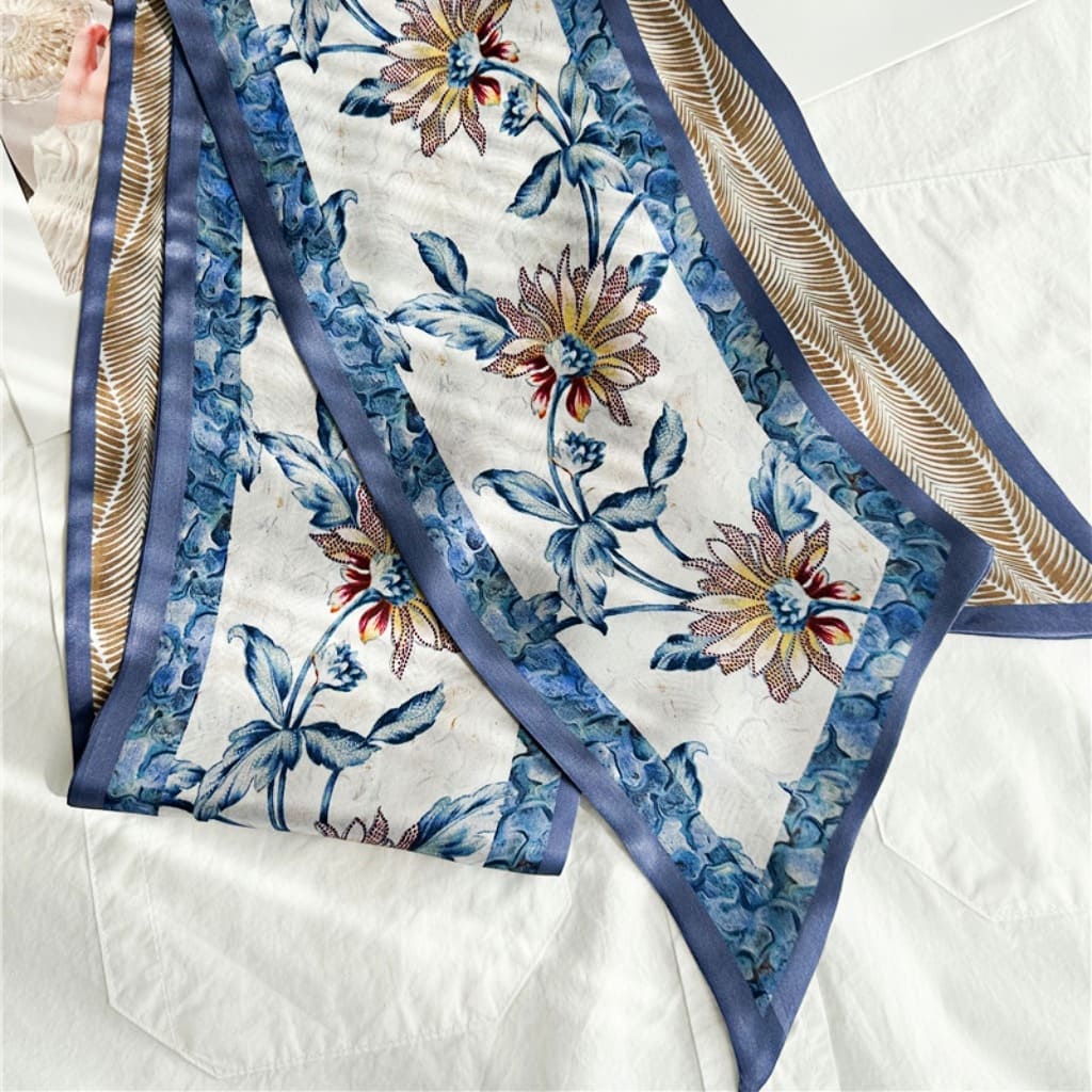 MaraSilk Pure Mulberry Silk Scarf - Ribbon Satin MS739