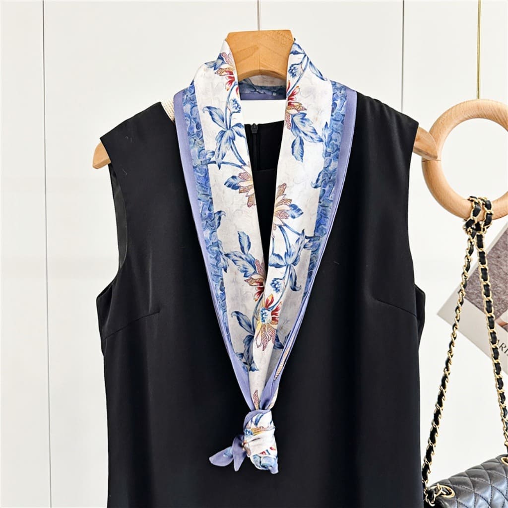 MaraSilk Pure Mulberry Silk Scarf - Ribbon Satin MS739