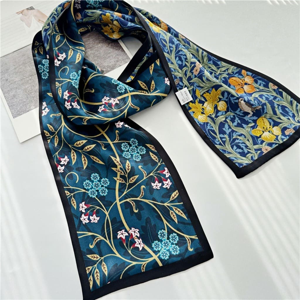 MaraSilk Pure Mulberry Silk Scarf - Ribbon Satin MS740