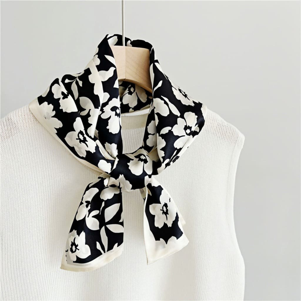 MaraSilk Pure Mulberry Silk Scarf - Ribbon Satin MS741 59" x 6" MS74101