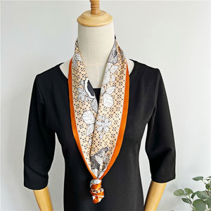 MaraSilk Pure Mulberry Silk Scarf - Ribbon Satin MS742