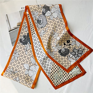 MaraSilk Pure Mulberry Silk Scarf - Ribbon Satin MS742